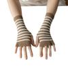 Crochet Warmer Knitted Arm Gloves Soft Knitted Long Mittens Fashionable Arm Warmers  Casual Wear