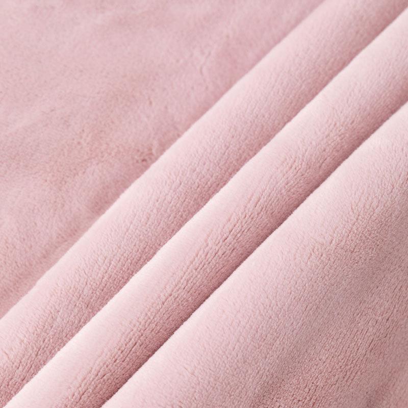 Winter Thickened Double-Layer Milk Fleece Blanket - Solid Color, Soft, Comfortable, and Ideal for Relaxation