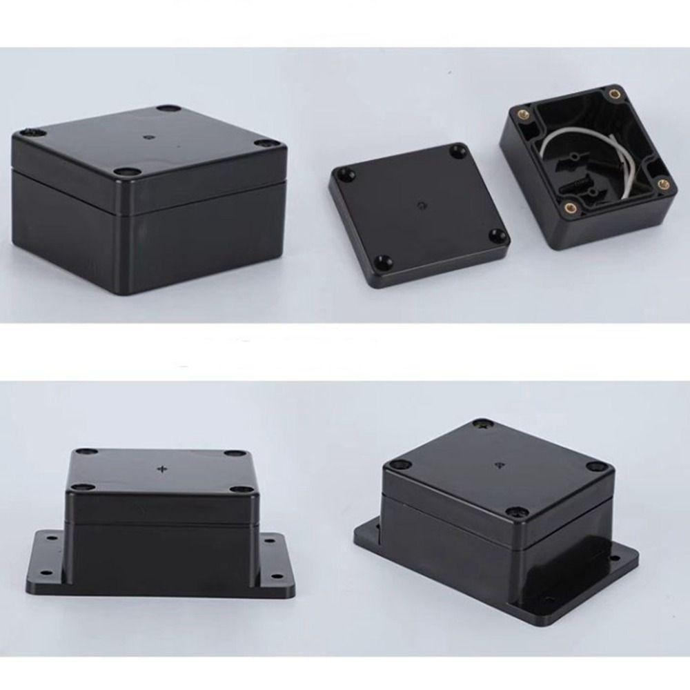 ABS Kunststoff DIY Gehäuse Instrument Elektronik Projektbox Schwarz Powerbox Elektronik Projekt
