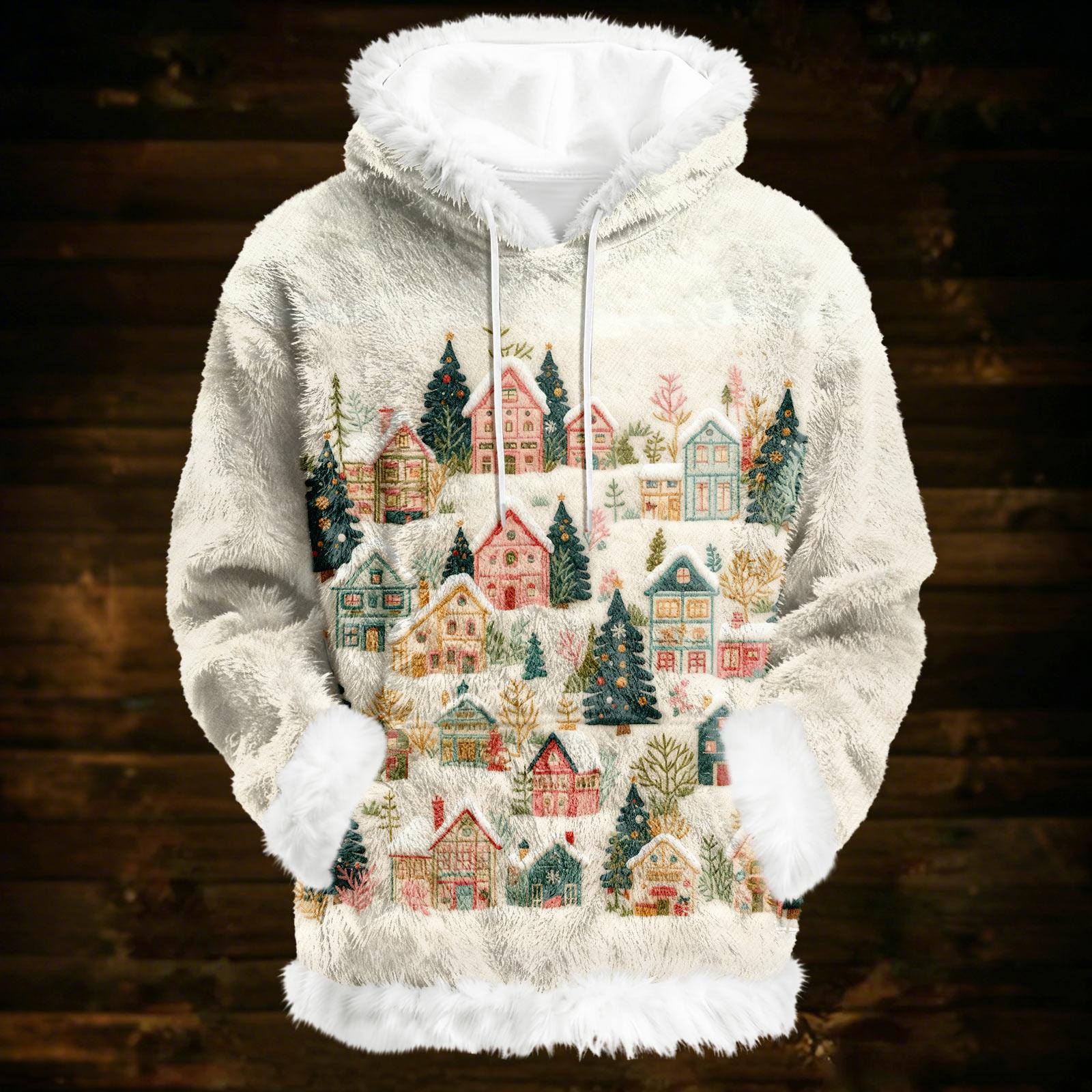 Толстовки для женщин оверсайз зимние плюшевые милые свитшоты пуловер модная осенне-зимняя одежда L 2520₽