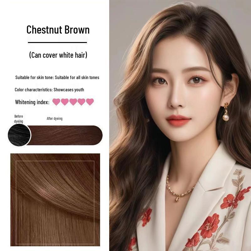 Single-Dose Plant-Based Hair Dye Cream: Natural Black, Non-Irritating, White Coverage for Men & Women.