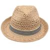 Western Cowboy Spring And Summer Straw Hat Stage Performance Hollow Jazz Gentleman French Sunscreen Breathable Shade Retro