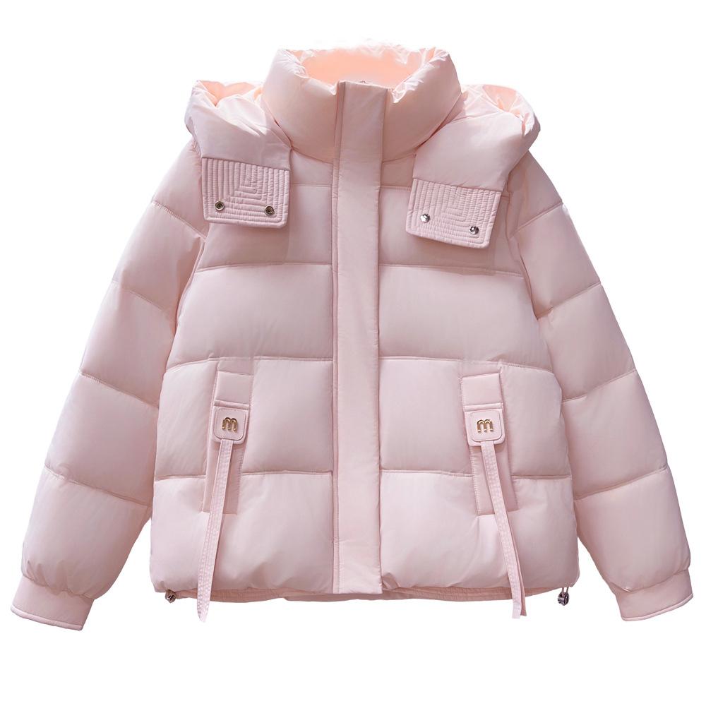 Hooded Cotton-padded Women's Winter New Fashion Cotton-padded Jacket Small Thickened Warm Cotton-padded Jacket Women's Clothing