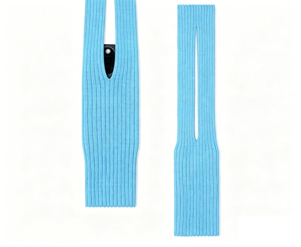 Knitted Phone Pocket Pouch, Lightweight Stretchable Knit Sleeve Bag for Cell Phones, Crossbody and Multiple Carry Styles