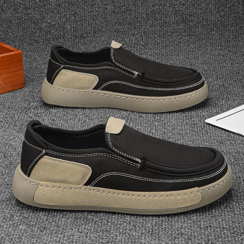 Fashion Unisex Loafers - Round Toe Fashionable Men and Women's Slip On Shoes Flat Sneakers Classic Shoes for Men Suitable Daily Walking