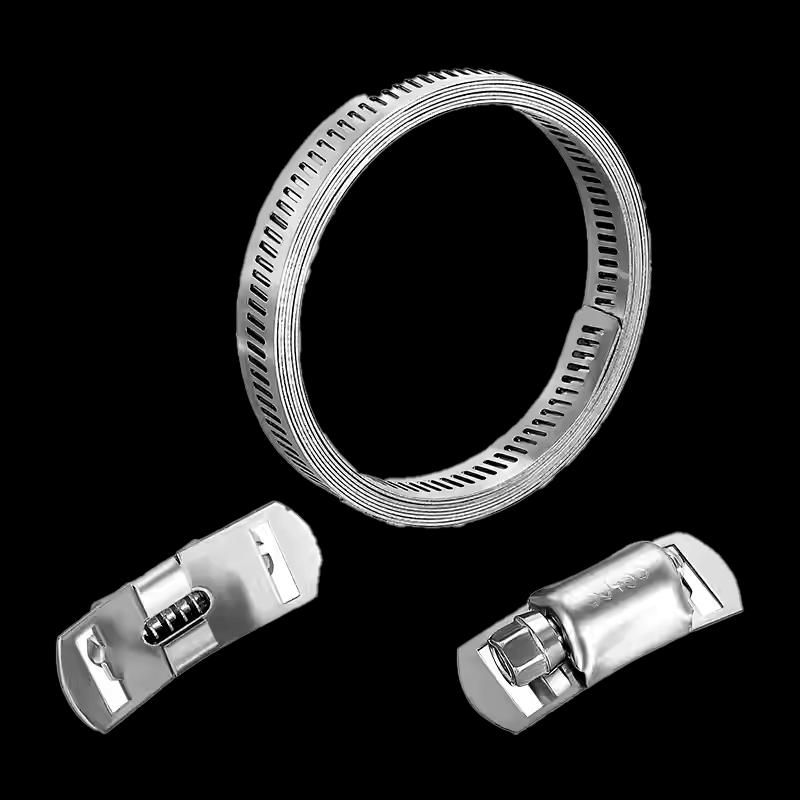 304 Stainless Steel DIY Hose Clamp Kit