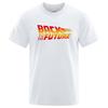 Back To The Future Summer T-shirt Men/women Classic Movie Series Brand Men's T-shirt Personality Tops Tees Short Sleeve Tshirt