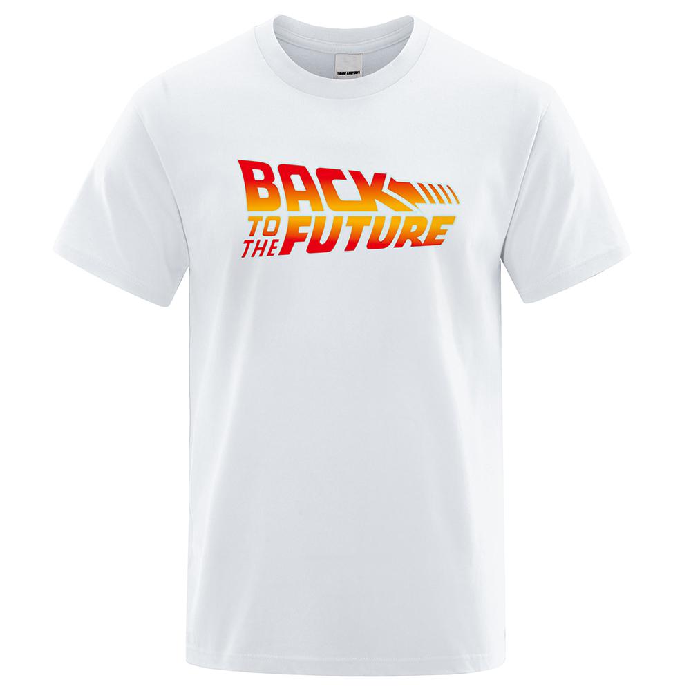 Back To The Future Summer T-shirt Men/women Classic Movie Series Brand Men's T-shirt Personality Tops Tees Short Sleeve Tshirt