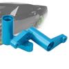 Aluminum Alloy Steering Servo Saver RC Car Upgrade Parts Fit for HPI RS4 Sport 3 RC CarBlue