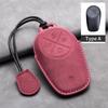 For Nio Et7 Et5    For Weilai Nio Ec6 Et7 Es6 Es8 Leather Car Remote Key Case Cover Protector Keychain