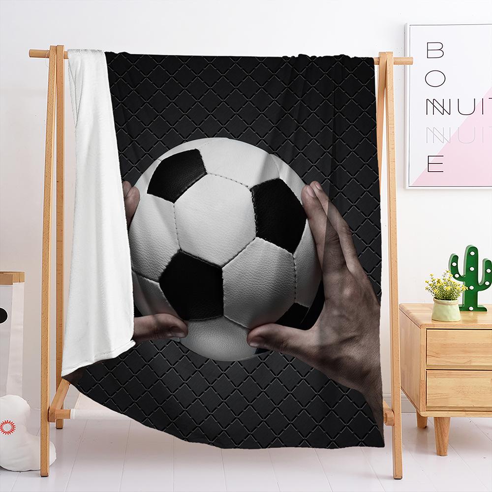Blanket Flannel Blanket Sports Ball Boxing Football 3D Digital Printing Blanket Blanket