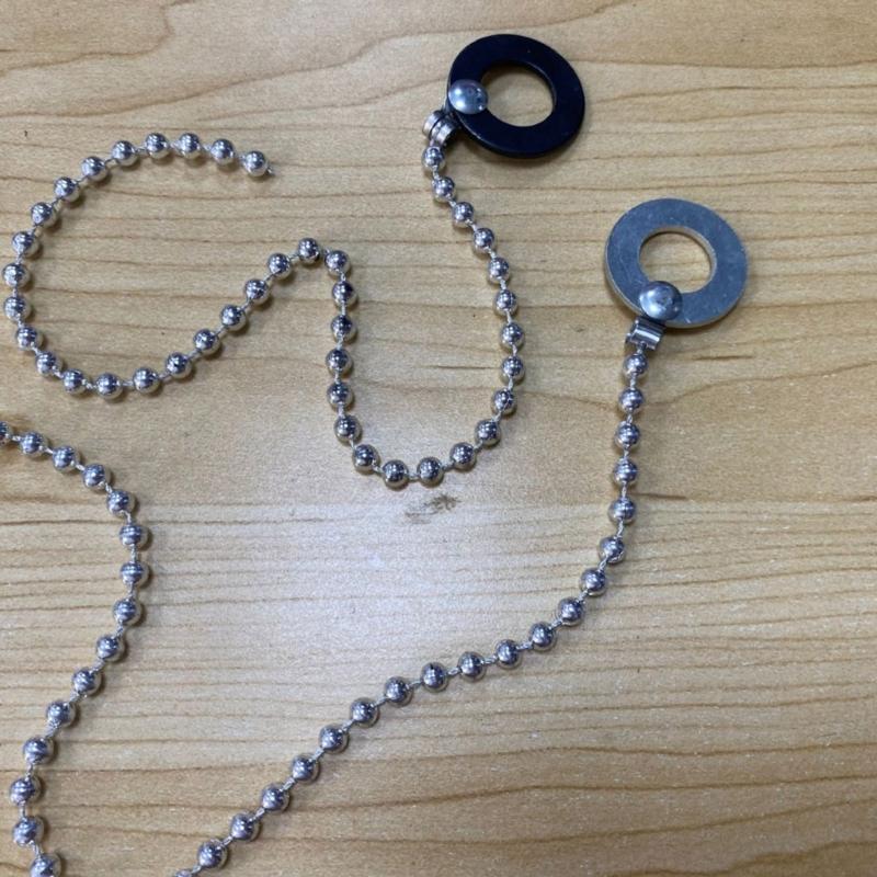 Drum Extension Chain Drum Cymbal Beads Chain Cymbal Rattler for Drum Cymbal Sustain Chain Cymbal Rattler for Drum Kits