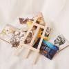 1Set 1:12 Dollhouse Art Model Miniature Easel Sketches Artist Painting Drawing Board Mural Set Model Art Room Scene Decor Toys