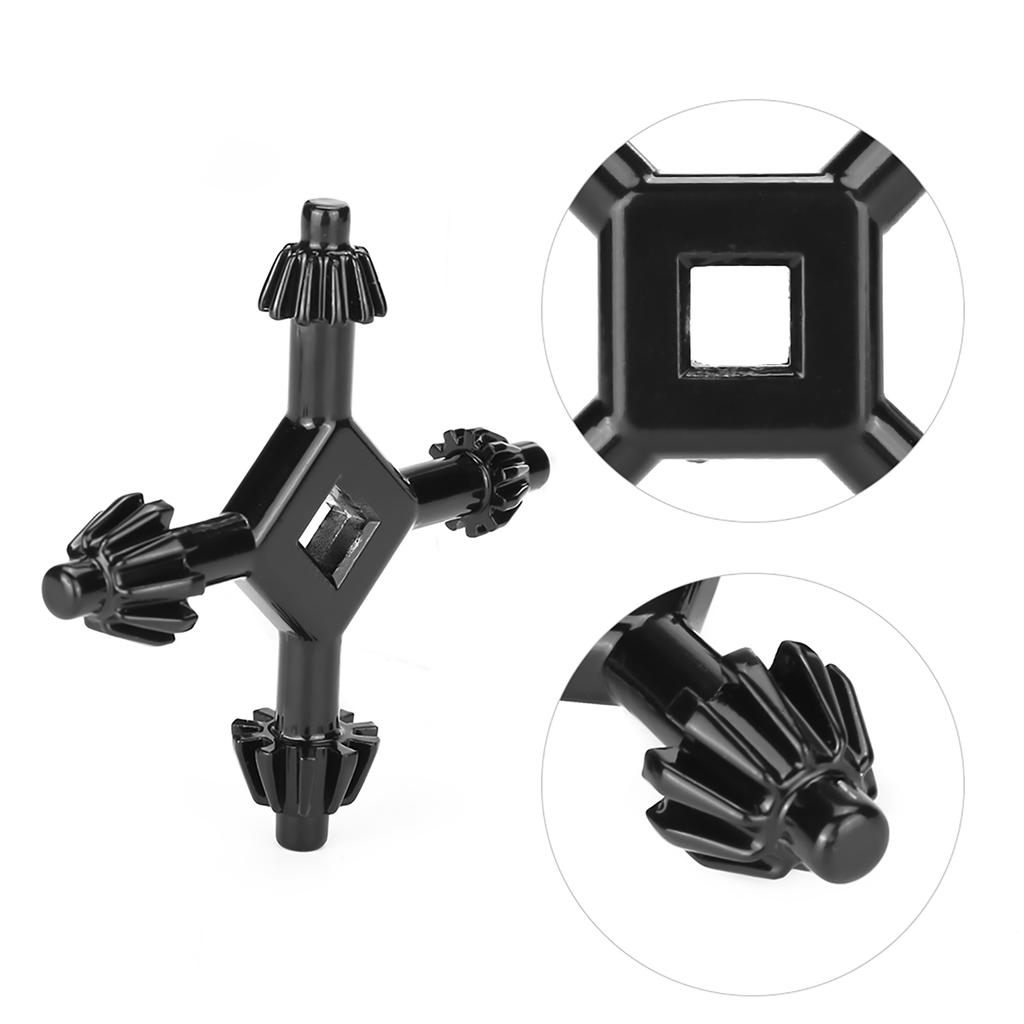4 In 1 Drilling Tool Handheld 4 In 1 Drills Chuck Key 4 In 1 Multifunctional Steel Drills Chuck Key Fit Handheld Drilling Tool
