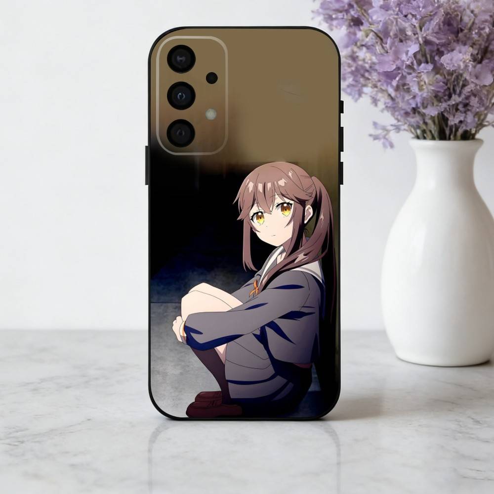 S-Sasaki and P-Peeps Phone Case For Samsung Galaxy A73,A72,A71,A70,A53,A52,A51,Others Soft Black Shell