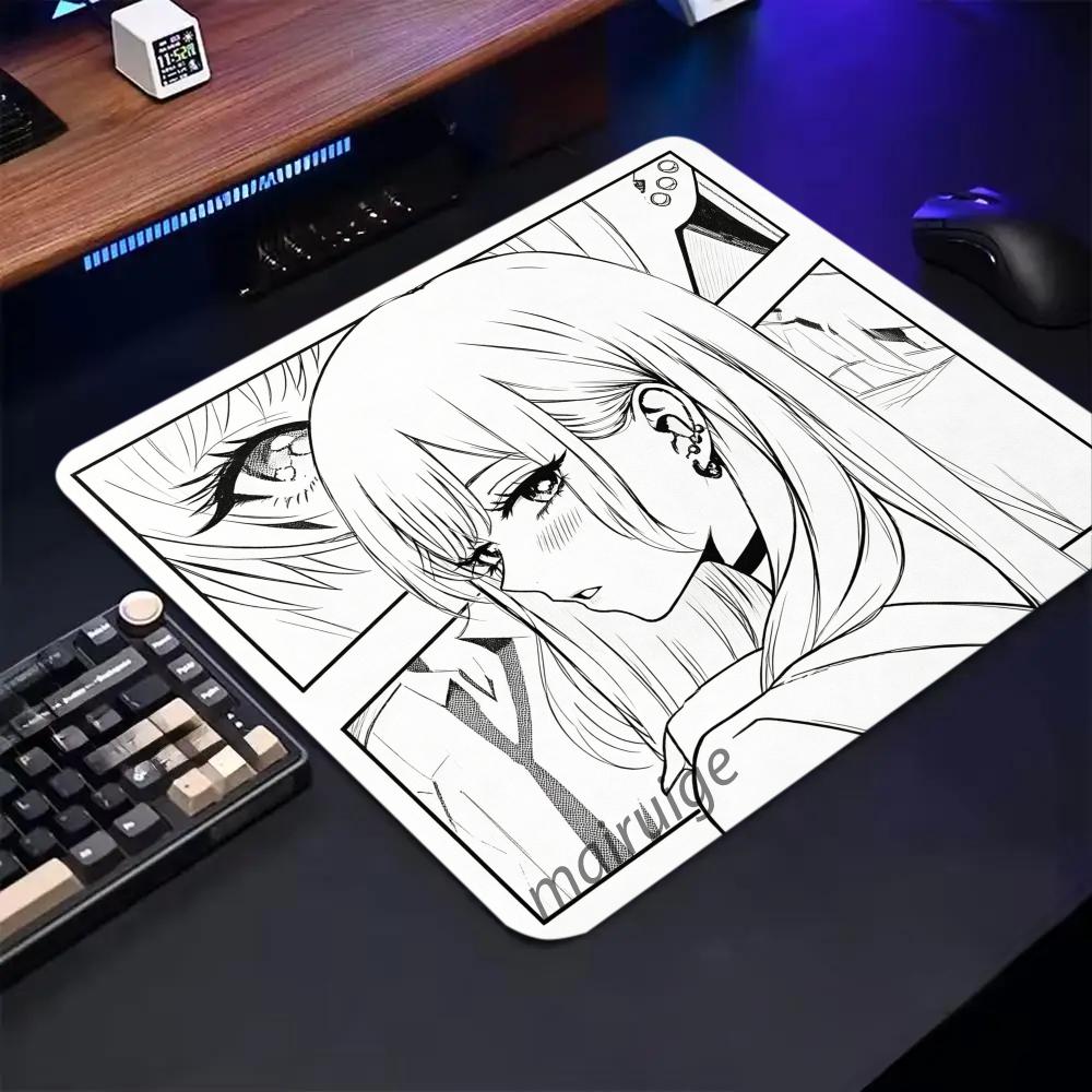 Popular Anime Girls Mouse Pad Square Computer Office Game Table Mats Rubber Anti-slip Laptop Mousepads 40X45 Large Desk Pads
