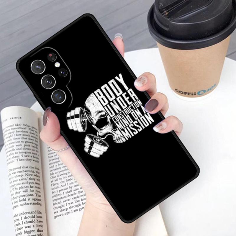 Bodybuilder phone case Cover For Samsung Galaxy S24 S25 Ultra S21 S22 Ultra S10E Note 10 Plus Note 20 FE S23