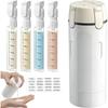 Dispensador de Viagem 4 em 1, Pacote com 4 Frascos Dispensadores de Viagem de 30ML para Artigos de Higiene Pessoal, Recipientes à Prova de Vazamento de Tamanho de Viagem, Recipientes Portáteis para Shampoo
