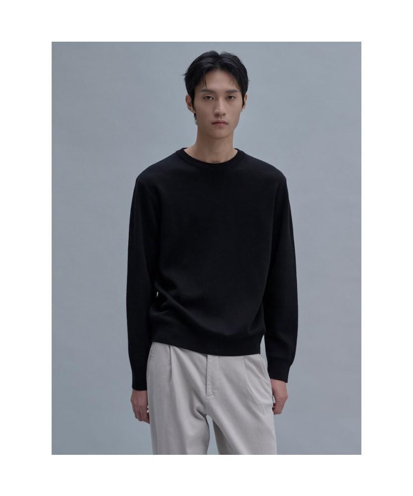 SHIFT.G Basic Crewneck Sweater Black