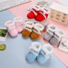 Handmade Soft Sole Winter Shoes for Infants & Toddlers - Non-Slip Velvet Cotton Socks