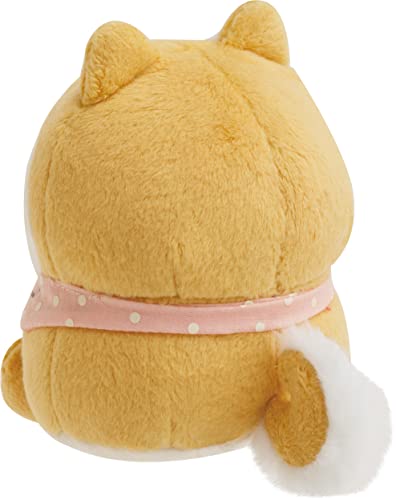San-X Sumikkogurashi "Puppy and Dog Play" Sitting Plush Toy Polar Bear MF43501