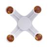 2/3/4/5/6/7 In 1 Light Bulb Socket Splitter, E26/E27 Light Socket Adapter Conventer, Standard Base LED Bulb Converter