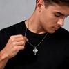 Fashion Unique Design Elephant Pendants Necklace Silver Color Stainless Steel Charm Necklace for Men Punk Chic Jewelry Gifts