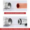 Hydraulic Hose Thread Connector M14 to M16 Hose Fitting Suitable for AGT Small Excavator Hydraulic Hose Thread Connector