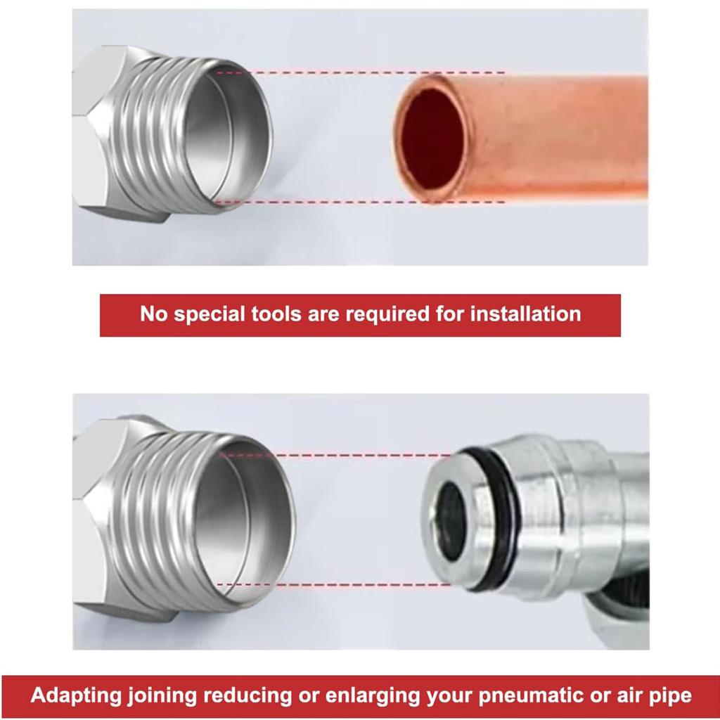 Hydraulic Hose Thread Connector M14 to M16 Hose Fitting Suitable for AGT Small Excavator Hydraulic Hose Thread Connector