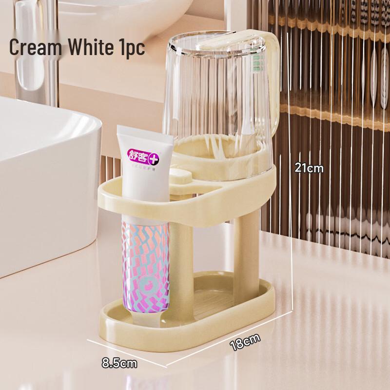 YIXI Dormitory Toothbrush and Mouthwash Cup Holder
