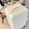 Extra Large Capacity Travel Suitcase with Trendy Trolley Design, Scratch-Resistant, Combination Lock, and Durable for Students and Men