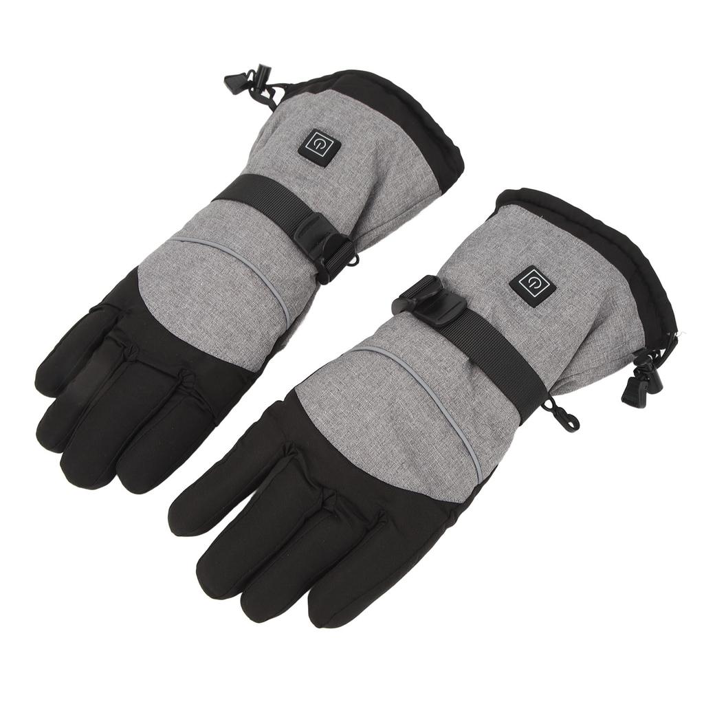 1 Pair Heated Gloves Warm Waterproof Winter Sports Cycling Riding Ski Electric Heated Gloves for
