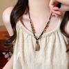 Bohemian Ceramic Necklace: Vintage Ethnic Long Sweater Chain & Zen Choker
