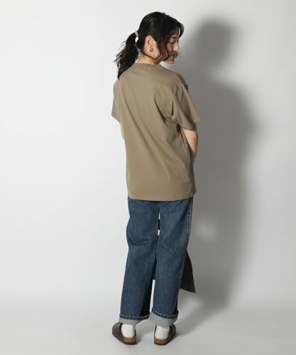 Snow Peak PRO. TS-25SU401 Soft Cotton Logo Short Sleeve T-Shirt, Size L, Perfect for Festivals, Camping, and Outdoor Activities