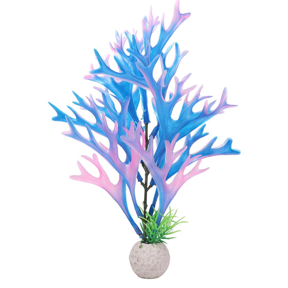 

Water Grass Mini Artificial Aquatic Plants Simulation Plastic Antlers Coral Grass Lifelike Underwater Aquatic Plants Home