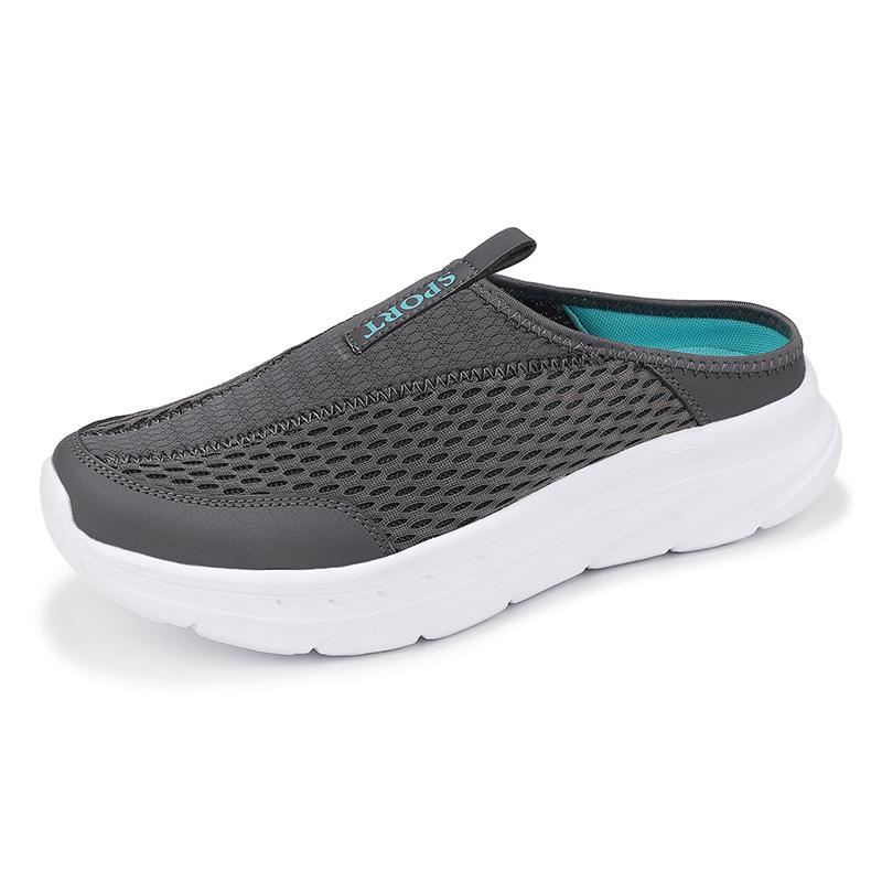 35-48 Unisex Pantofole Mezzepunte Traspiranti Ultraleggere Indoor / Outdoor Pantofole da Donna Taglia Grande Pantofole da Uomo Sandali a Mezzapunta
