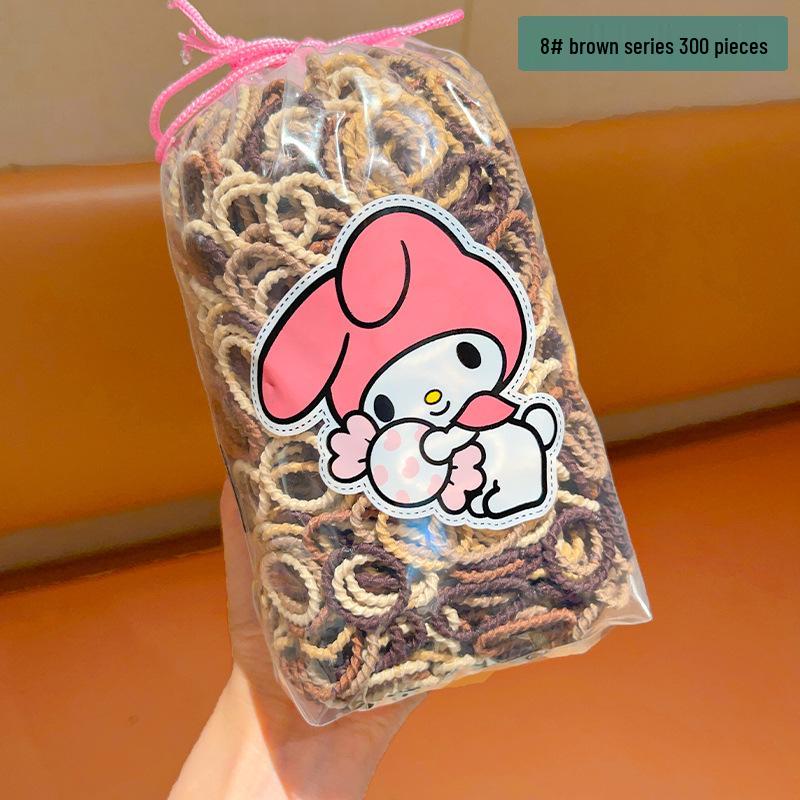 No-Damage Elastic Hair Ties for Girls - High Elasticity Accessories