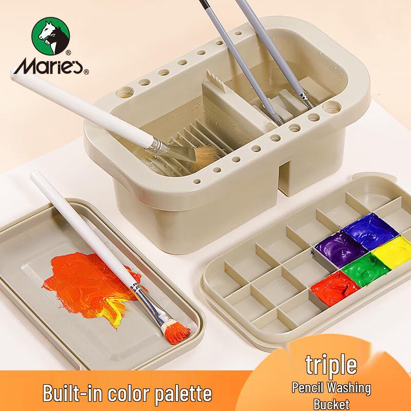 Marie s 3-in-1 Multi-functional Art Brush Washer
