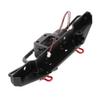 Metal Front Bumper with 2 LED Light & Remote Control Electric Winch for Traxxas TRX 4 SCX10II 90046