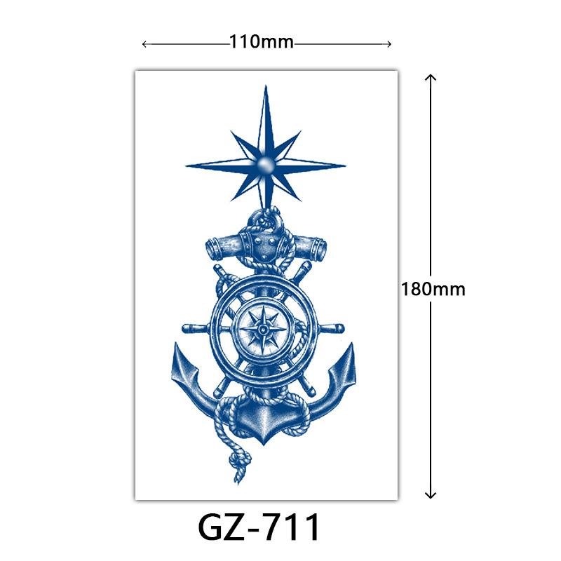 Autocolante Tatuaj cu Suc, Autocolante Tatuaj Herbal, Autocolante Tatuaj Semi-Permanent cu Litere Engleze Tatuaj