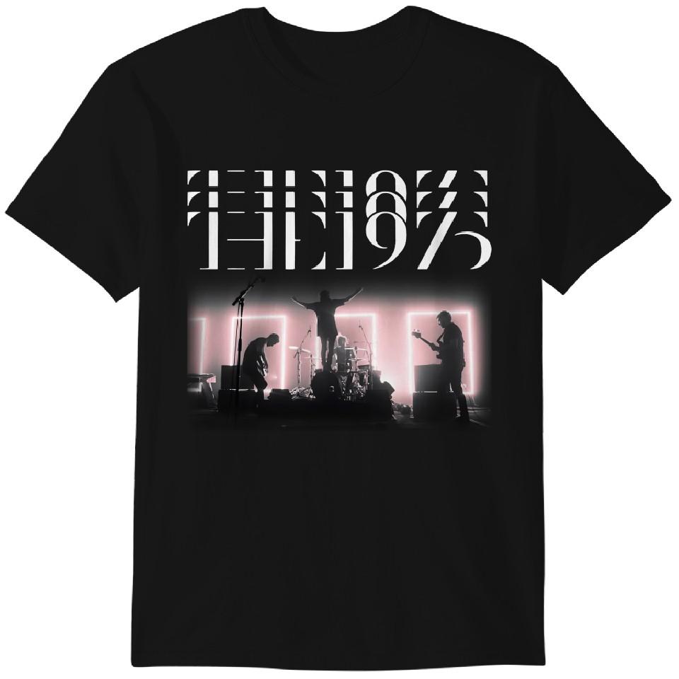 

Футболка The 1975, Футболка The 1975 в стиле кантри, Графическая футболка The 1975, Музыкальная футболка унисекс The 1975, Классическая футболка S чёрный