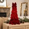 Soft Bow Tree Tower Handmade Craft Holiday Tabletop Decoration  Wedding