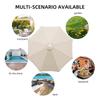 6.5ft 9ft 10ft Patio Umbrella Top Canopy Replacement Cloth,6 Ribs 8 Ribs Outdoor Market Table Pool Garden Umbrella Canopy Covers