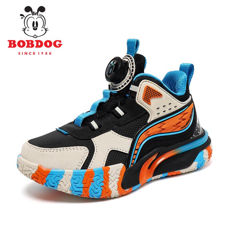 Bobodou Kids' 2025 Autumn/Winter Waterproof Leather Sports Shoes - Non-slip, Soft Sole, Boys' Running Sneakers