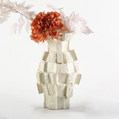 Wabi-sabi Flower Ware, Study Room, Living Room Model Room, Hotel Irregular Hollow Designer Special-shaped Vase Decoration