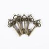 50pcs Vintage Key Bottle Opener Pendant With Escort Card Tags Ribbon Party Favors For Wedding Patty Decoration