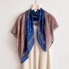 Color matching cashew nut simulation silk high-end large square scarf silk scarf printed shawl decorative scarf sunscreen scarf headscarf scarf
