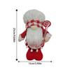 Christmas Gnomes Plush 9.8 Inch Faceless Dwarf Doll Plush Gnomes Hold Candy Cane For Christmas Holiday Home Indoor Display