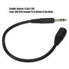 Flexible DIN 5 Pin Female to 6.35mm Male Cable Plug and Play 1.0ft Microphone Sound Adapter TRS Stereo Audio Extension Cable