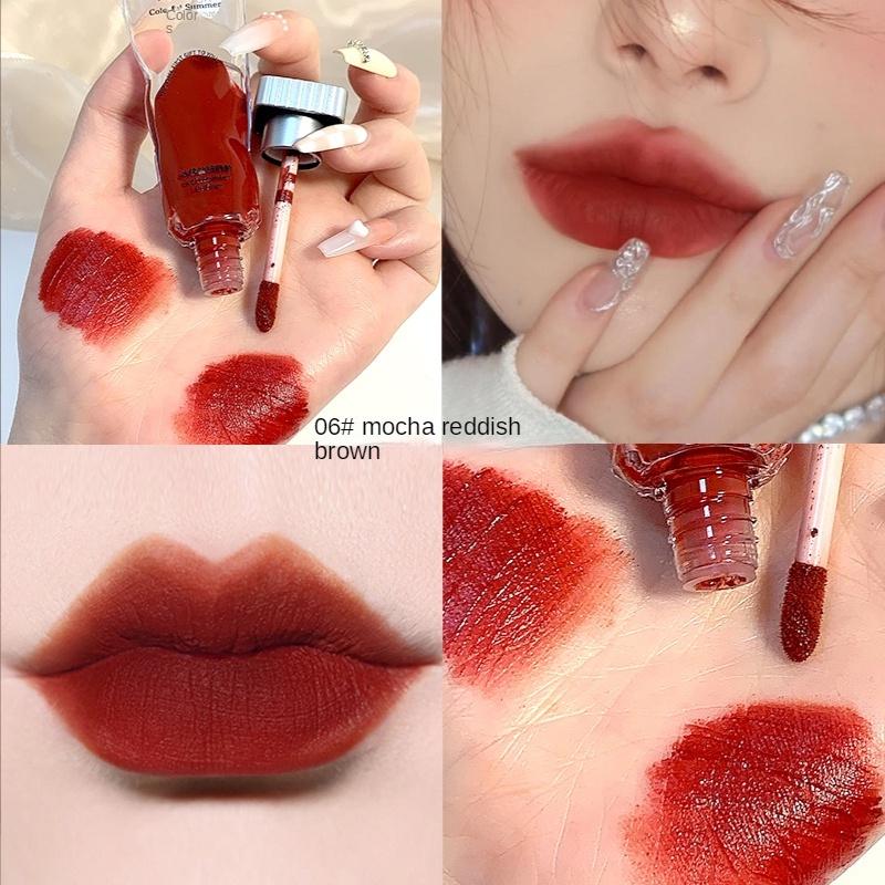 

Ice Velvet Lip glaze Прозрачный пигмент Матовая помада-блеск для губ Ice Parity